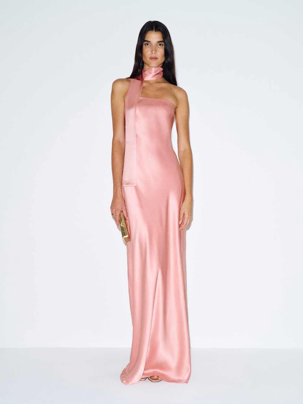 Reformation Oren Silk Dress